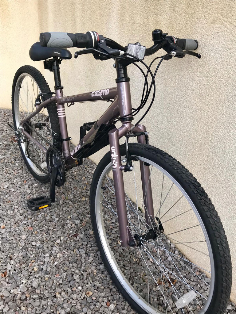 apollo cosmo womens hybrid bike